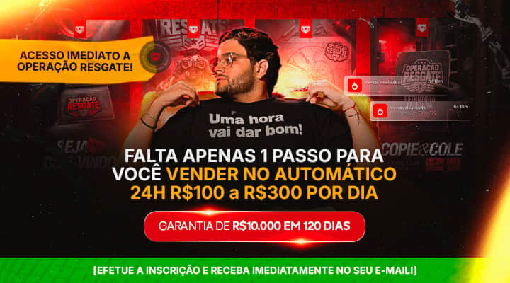 OPERAÇÃO RESGATE - R$100 POR DIA