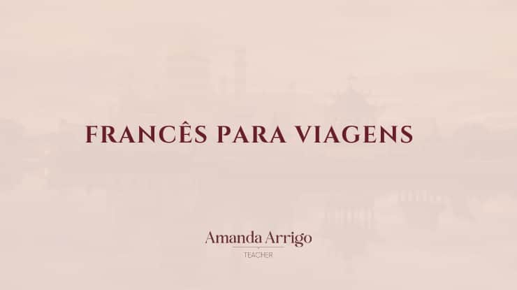 Francês para viagens