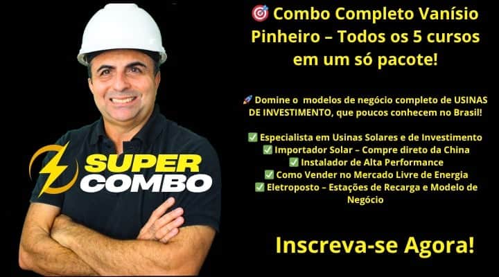 COMBO DE 5 CURSOS - VANÍSIO PINHEIRO
