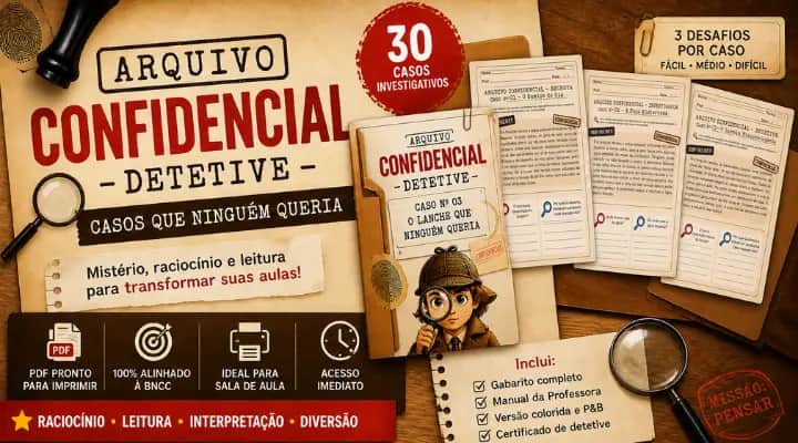 Arquivo Confidencial — 30 Missões que Transformam Interpretação em Investigação