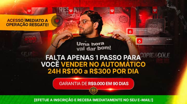 OPERAÇÃO RESGATE - R$100 POR DIA