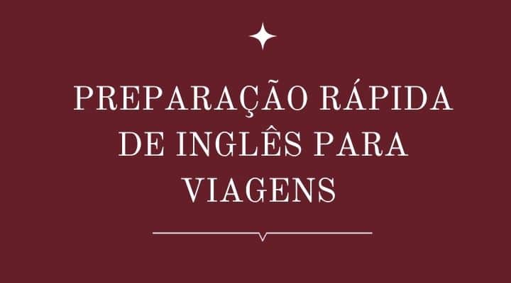 Inglês Rápido Para Viagens