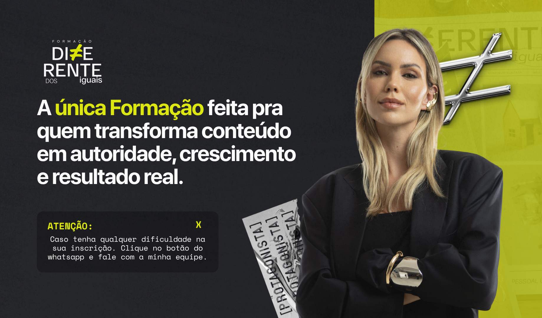 Formação Diferente dos Iguais