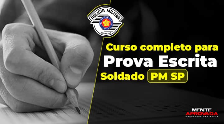 Curso Completo para Prova Escrita Soldado PM SP