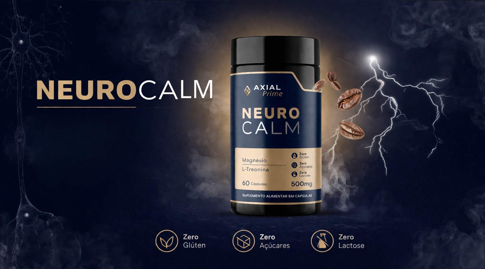 1 Pote NeuroCalm + Taxa Fixa de Frete
