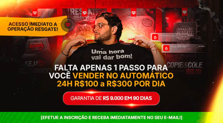 OPERAÇÃO RESGATE - R$100 POR DIA