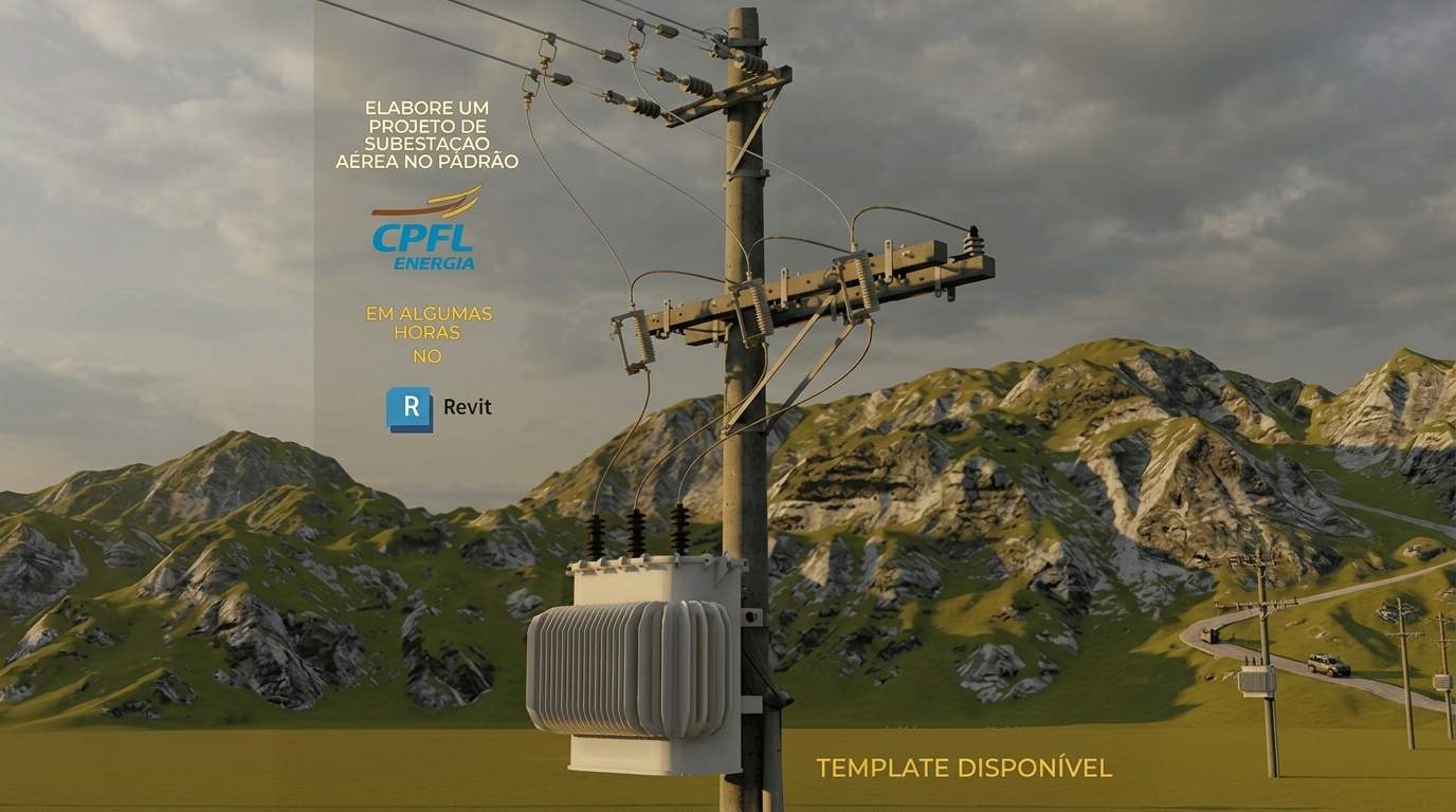 Template e Família para REVIT, Padrão de Entrada da CPFL para MT até 300kVA