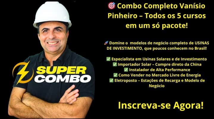 COMBO DE 7 CURSOS - VANÍSIO PINHEIRO ( ACESSO 1 ANO )